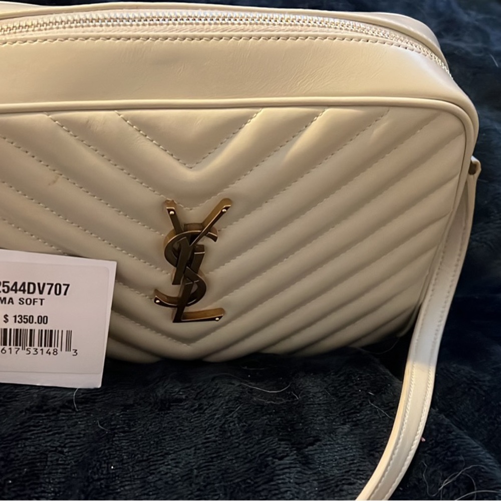 YSL beige camera bag gently used almost brand new.